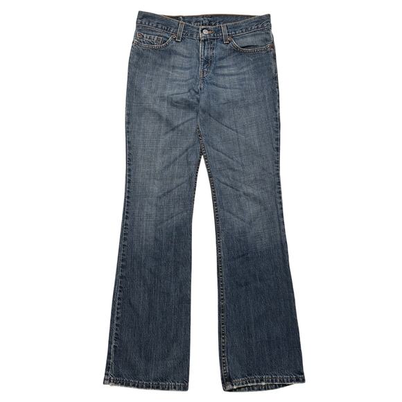 VTG 90s Levi's 518 Low Rise Bootcut Flare Jeans Blue 30x31 Made In USA - Picture 1 of 7
